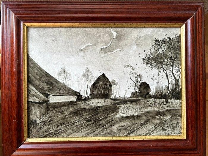 Tegel - Haagsche Plateelfabriek Rozenburg - 1850-1900 -, Antiek en Kunst, Antiek | Glas en Kristal