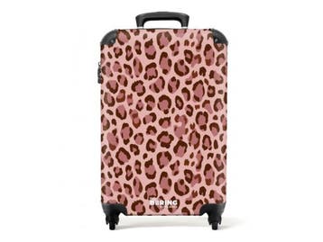 Veiling - Koffer handbagage luipaard, Nieuw