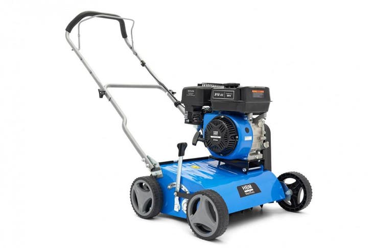 HBM Profi Benzine 208 cc / 4 PK Verticuteermachine 400 mm, Doe-het-zelf en Verbouw, Gereedschap | Handgereedschap, Verzenden