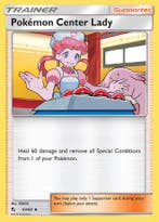 Pokémon Center Lady 64/68 Hidden Fates, Hobby en Vrije tijd, Verzamelkaartspellen | Pokémon, Ophalen of Verzenden, Nieuw, Losse kaart