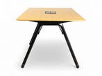 Coalesse Potrero415 bartafel, 180x120cm, eiken-zwart, Vergader- of Presentatieruimte, Ophalen of Verzenden, Gebruikt, Tafel