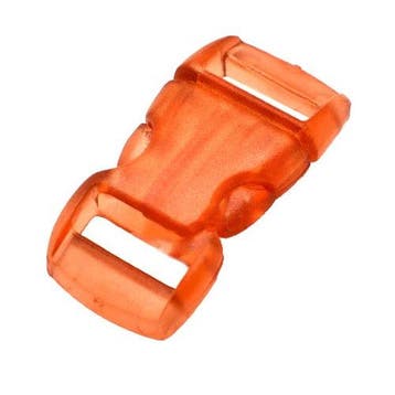 Paracord buckle / sluiting - Oranje transparant #35, Ophalen of Verzenden, Nieuw, Overige typen