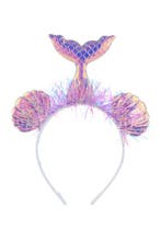 Haarband Zeemeermin Roze Diadeem Schelpen Iridescent Glitter, Kleding | Dames, Carnavalskleding en Feestkleding, Ophalen of Verzenden