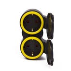 Benson Dubbele contrastekker voor buiten - IP44 - zwart -..., Ophalen of Verzenden, Nieuw