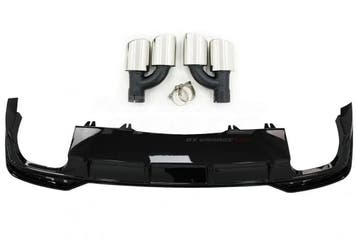 Diffuser With Black Exhaust Tips Voor Audi A5 S Line/S5 F5, Auto-onderdelen, Ophalen of Verzenden, Nieuw
