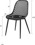 24goodz Eetkamerstoelen Set van 4 - Ergonomische Rugleuning, Huis en Inrichting, Stoelen, Verzenden, Nieuw