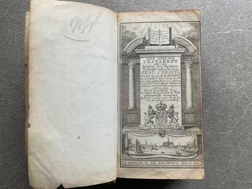 Het Nieuwe Testament, Boek der Psalmen en Gezangen - 1819, Antiek en Kunst, Antiek | Boeken en Bijbels