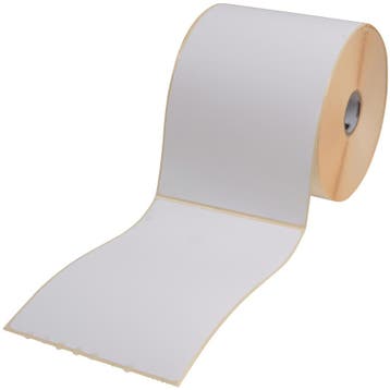 Compatible Zebra label Wit 102x150mm Direct thermisch 300pcs, Verzenden, Nieuw, 247Print