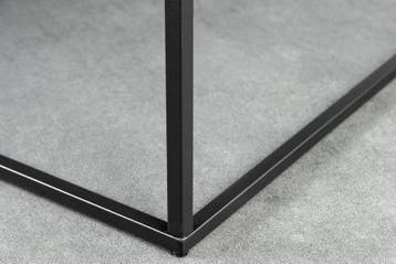 Moderne salontafel ARCHITECTURE 60cm grafiet metalen frame -, Huis en Inrichting, Ophalen of Verzenden, Nieuw