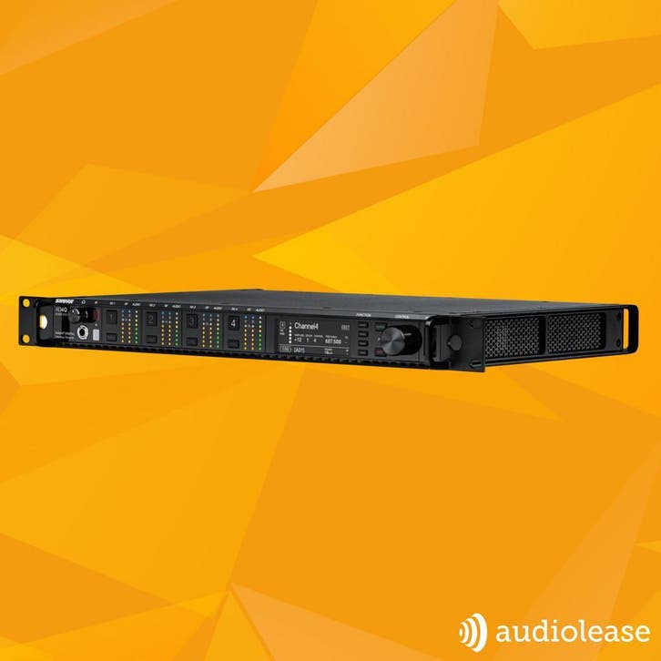 Shure Axient Digital AD4Q Vierkanaals Digitale Ontvanger, Muziek en Instrumenten, Microfoons, Zangmicrofoon, Nieuw, Draadloos