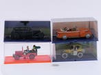 Schaal 1:43 set van 4 Kuifje voeruigen no. 3, 15, 47 en 7..., Hobby en Vrije tijd, Modelauto's | 1:43, Ophalen of Verzenden, Gebruikt
