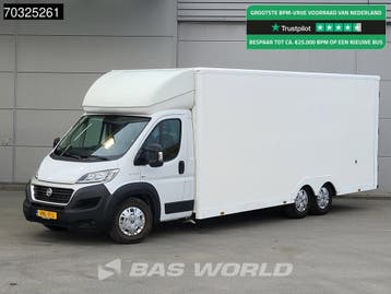 Fiat Ducato 130pk 30m3 XXL Rijbewijs B 3500KG 608cm Bakwagen, Stof, Gebruikt, Euro 6, Overige kleuren