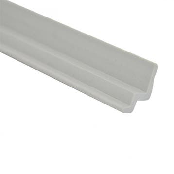 Tafelbladrail Kunststof Grijs 60cm, Ophalen of Verzenden, Nieuw