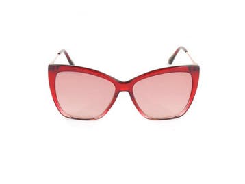 Jimmy Choo SEBA-S-7W5-BURG-SHADED - Zonnebril Dames - Ø 58, Verzenden, Nieuw