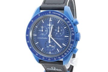 Omega x Swatch - MoonSwatch - Mission to Neptune - Zonder, Sieraden, Tassen en Uiterlijk, Horloges | Heren, Nieuw