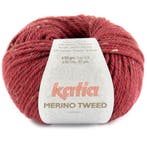 Katia Merino Tweed - 315 framboosrood - Merinogaren, Ophalen of Verzenden, Nieuw