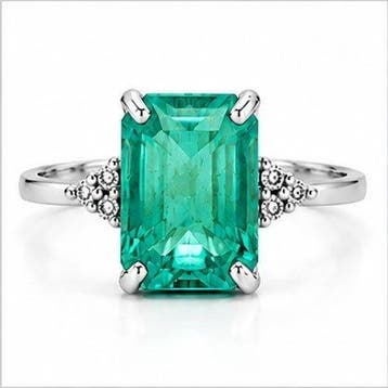 Zonder minimumprijs - Ring - 14 karaat Witgoud, 1,55 gram, Nieuw