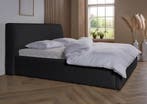 ACTIE! Bedframe Palma 160 200 Zwart, Verzenden, Zwart, 200 cm, Modern