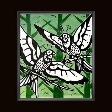FROMtheCAVE - Happy together (XL Size Painting)