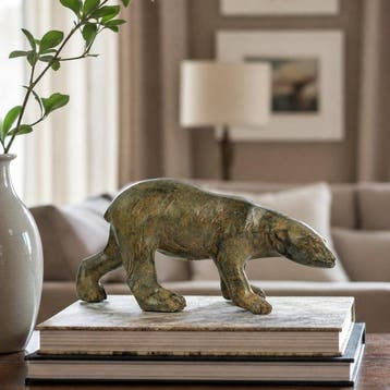 Pierre Chenet (XX-XXI) - sculptuur, Walking Polar Bear - 21