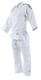 Judopak Adidas | meegroeipak J250 | Wit (Maat: 110 - 120), Verzenden, Nieuw, Judo, Vechtsportpak