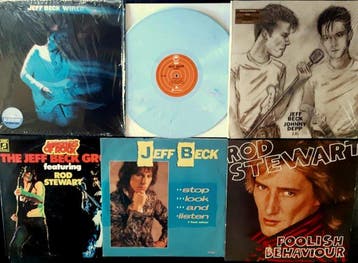 Jeff Beck & Related, Rod Stewart - 4 x albums + 1 x 12 Maxi, Nieuw in verpakking