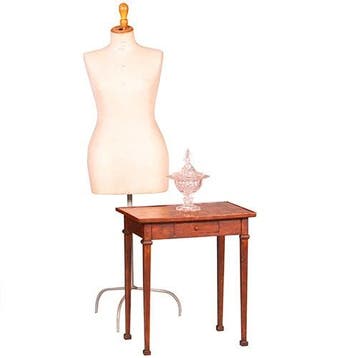 Hollands volkskunst bijzettafel met essenhout geparketteerd, Antiek en Kunst, Ophalen of Verzenden