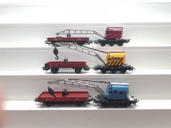 Märklin H0 - 4611/4423 - Modeltrein goederenwagon (6) - 3x, Hobby en Vrije tijd, Modeltreinen | H0