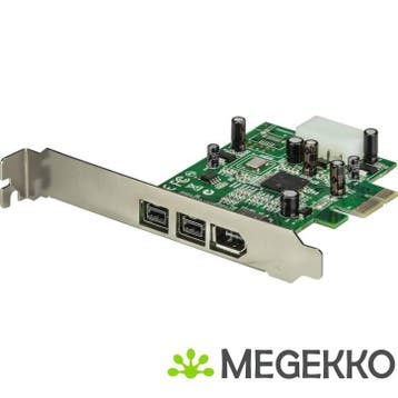 StarTech.com 3-poort 2b 1a 1394 PCI Express FireWire, Verzenden, Nieuw, Startech