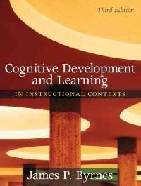 Cognitive Development and Learning in Instructional Contexts, Verzenden, Gelezen, Byrnes James