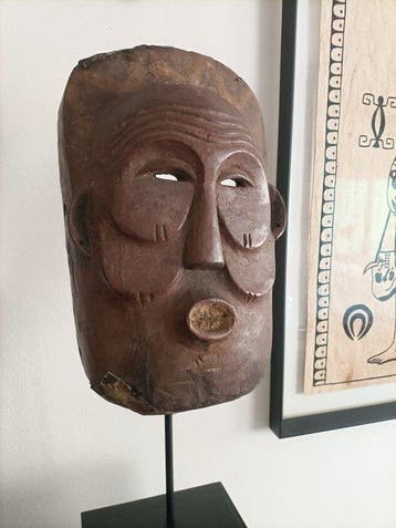 Zeldzaam Suku-masker - Suku - DR Congo