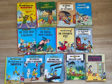 Johan en Pirrewiet stripboeken door Peyo - bekend v Smurfen, Boeken, Complete serie of reeks, Verzenden, Gelezen