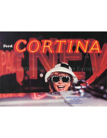 1966 FORD CORTINA BROCHURE NEDERLANDS, Nieuw, Ford, Author