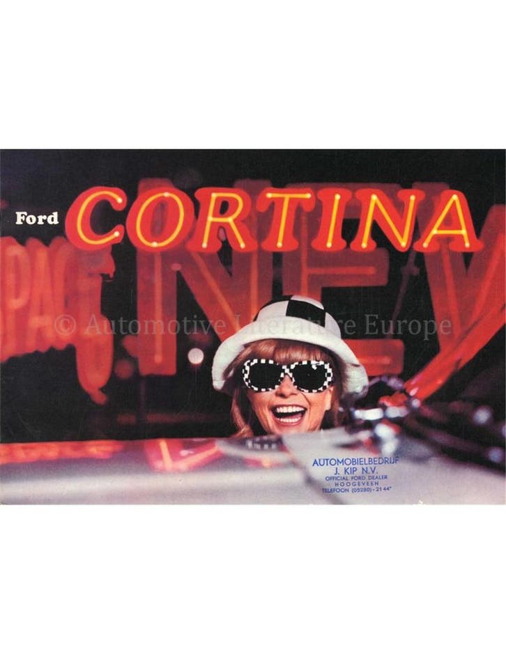 1966 FORD CORTINA BROCHURE NEDERLANDS, Boeken, Auto's | Folders en Tijdschriften, Ford