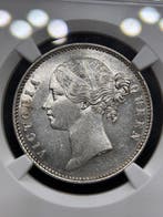 Brits India. Victoria. 1 Rupee 1840 NGC MS61 (Zonder, Postzegels en Munten, Munten | Europa | Niet-Euromunten