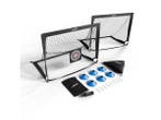 Veiling - Pop-up Voetbaldoel Goal Master - Set van 2 - Zwart, Nieuw