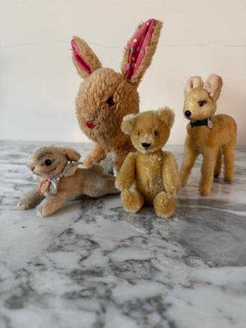 Steiff, Max Carl / Schuco / Hermann? - Figuur - 4 antyczne