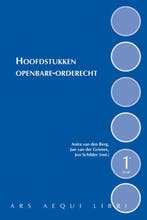 Hoofdstukken openbare-orderecht / Ars Aequi Cahiers, Verzenden, Gelezen, Anita van den Berg
