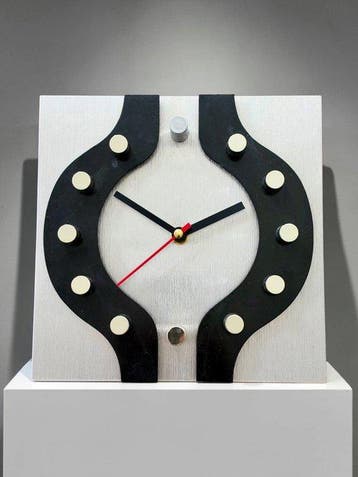 Wandklok - Juwelier Hörl Prototype - Mid-century modern
