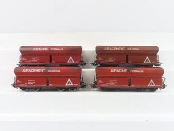 Märklin H0 - 4691 - Modeltrein goederenwagon (4) - 4x, Nieuw