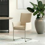 Set van 6 Leren eetkamerstoelen Rumor - Toledo Betulla, Huis en Inrichting, Stoelen, Ophalen of Verzenden, Nieuw, Leer