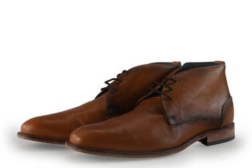 Manfield Veterschoenen in maat 40 Cognac, Kleding | Heren, Schoenen, Manfield, Overige kleuren, Verzenden, Zo goed als nieuw