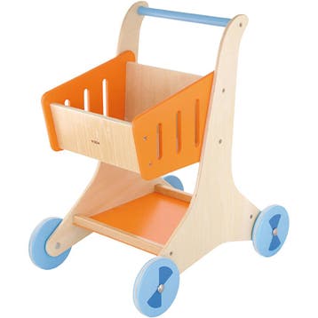 VIGA houten winkelwagentje, afm 48x30x41,5 cm, 1 stuk, Nieuw