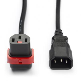 C14 naar C13 kabel | ACT | 2 meter (Omhoog, IEC lock), Verzenden, Nieuw