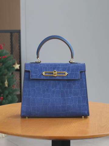 Chique Dames Handtas met Crocoprint - Stijlvol & Praktisch v