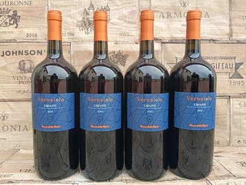 2024 Rocca delle Macie Vernaiolo - Chianti DOCG - 4 Magnums, Verzamelen, Nieuw