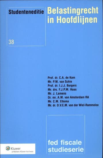 Belastingrecht In Hoofdlijnen  Deel Studentene 9789013095944, Verzenden, Zo goed als nieuw