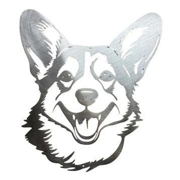 Wanddecoratie metaal hondenras Corgi, Verzenden, Nieuw