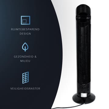 2dekans | JAP Appliances Torenventilator - met Timer - 3, Ophalen of Verzenden, Zo goed als nieuw