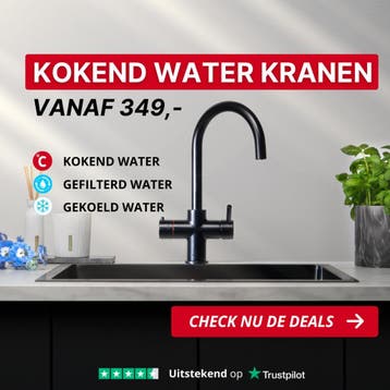 Cooker kraan set vanaf 349,- | Kokend, gekoeld, gefilterd, Ophalen of Verzenden, Nieuw